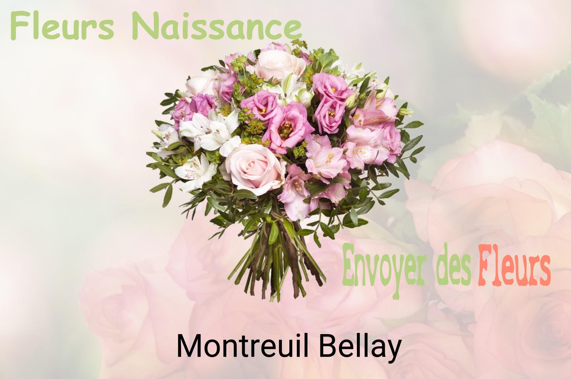 Bouquet de fleurs de naissance livré à Montreuil-Bellay