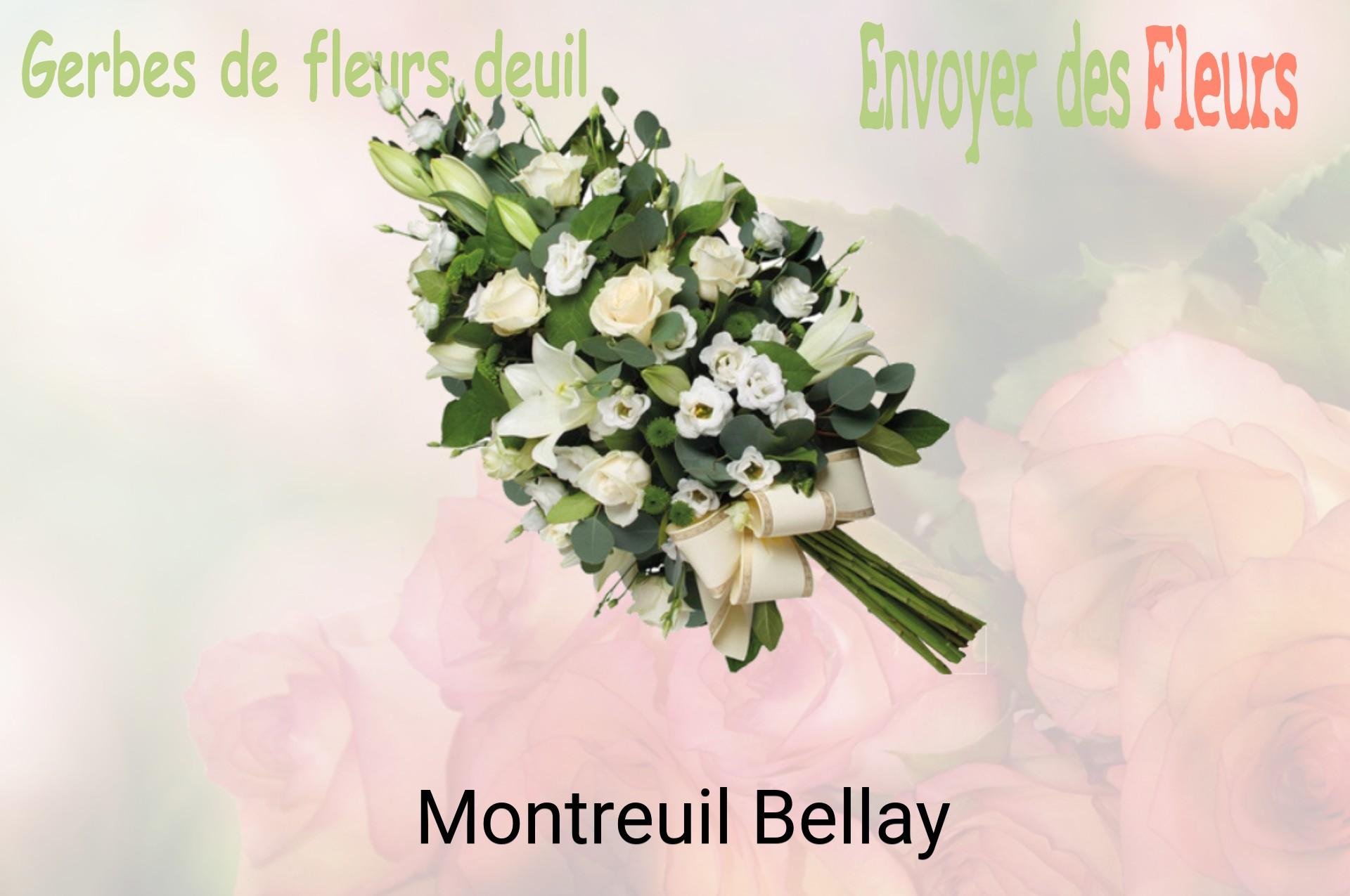 Gerbe de fleurs de deuil livrée à Montreuil-Bellay